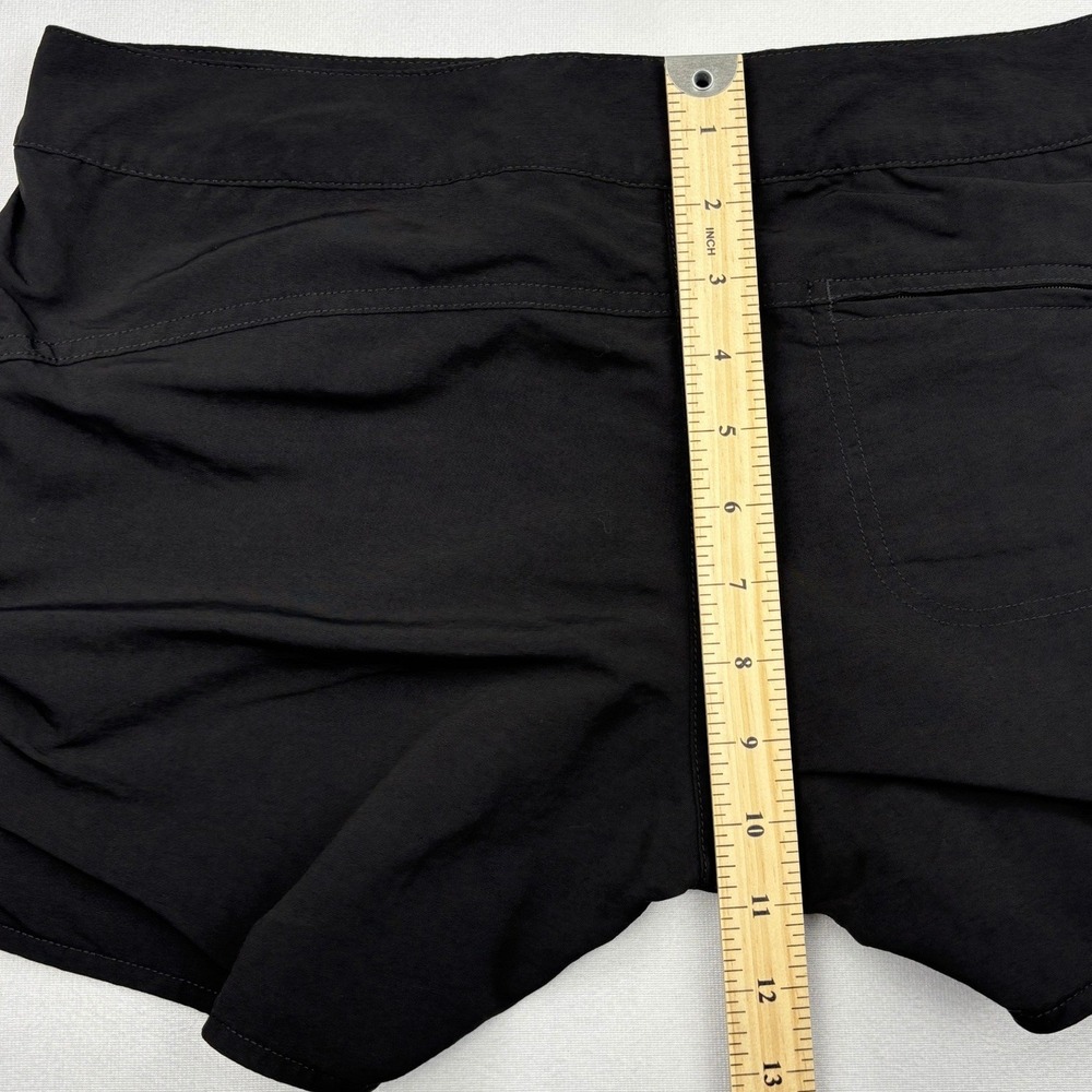 Patagonia Shorts Womens 8 Black Barely Baggies Board Shorts Drawstring 76598 - Picture 5 of 8